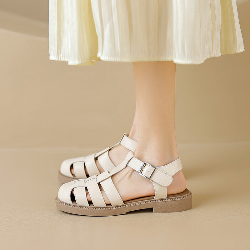 Damen Komfortable Sandalen mit modischem Riemendesign EB