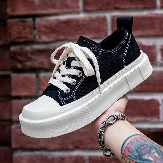 Damen Trendige Sneakers mit dicker Sohle EB