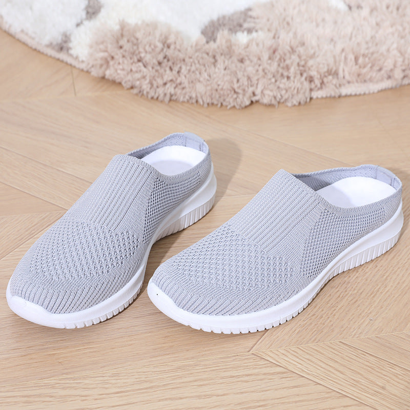 Damen bequeme und atmungsaktive Slip-On Sneaker EB
