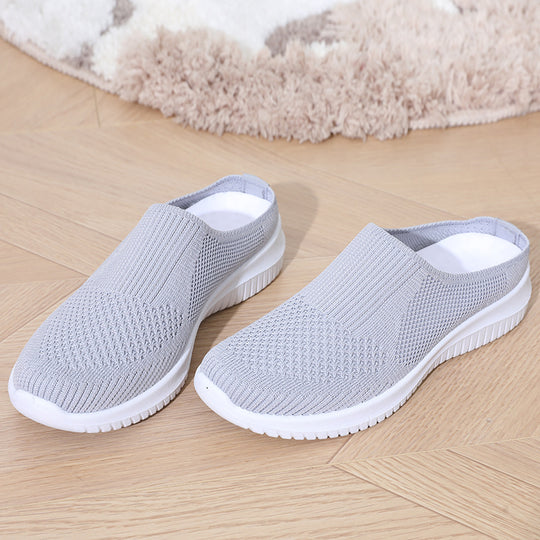 Damen bequeme und atmungsaktive Slip-On Sneaker EB