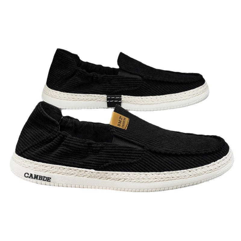Damen Bequeme Slip-On Freizeitschuhe mit elastischem Obermaterial EB