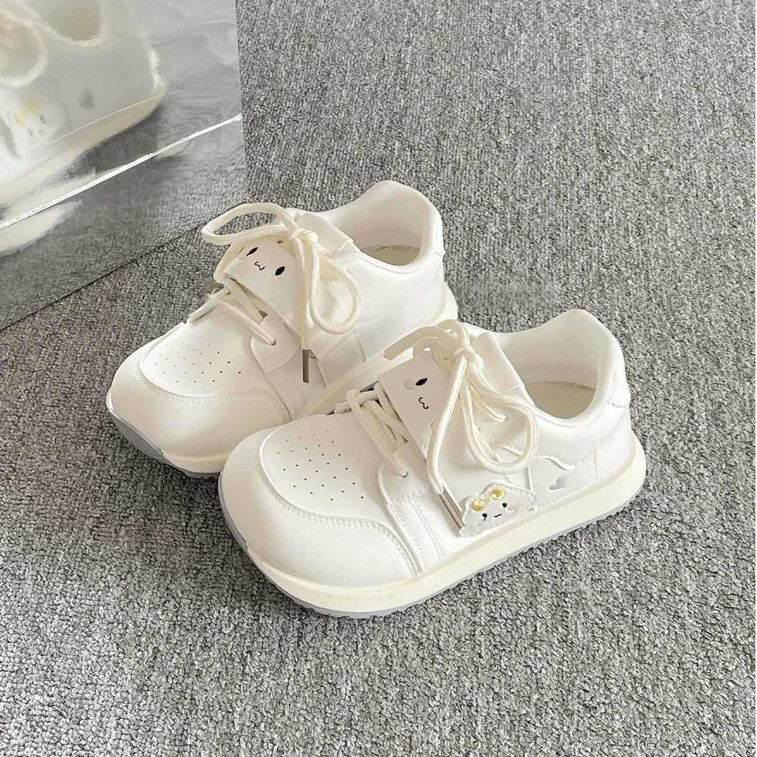 Damen Sportliche Sneakers mit niedlichen Tiermotiven und komfortabler Sohle EB