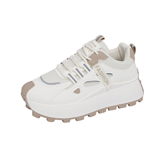 Damen Sportliche Chunky Sneakers mit dämpfendem Profil und atmungsaktiver Obermaterialstruktur EB