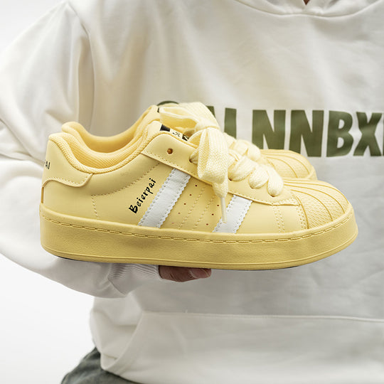 Damen Sneakers mit dicker Profilsohle und gepolstertem Innenfutter EB