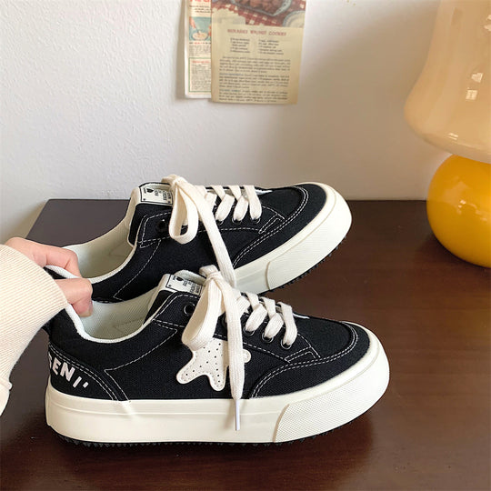 Damen Leinensneakers mit komfortabler Innensohle und modischem Design EB