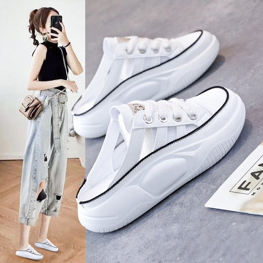 Damen Clogsneaker mit atmungsaktivem Mesh-Obermaterial und rutschfester Sohle EB