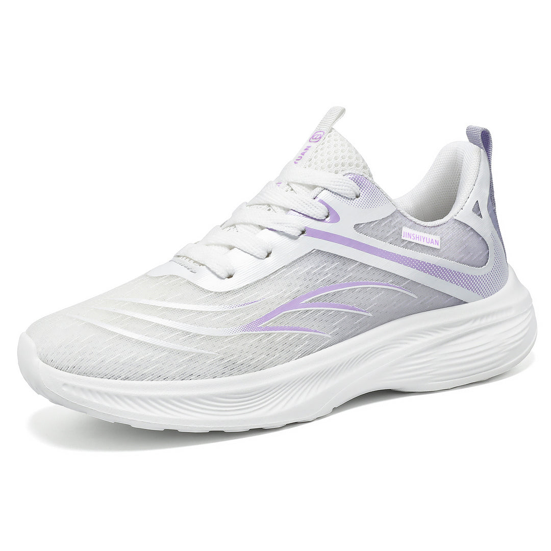 Damen nan atmungsaktiver Lightweight-Laufschuh mit dämpfender Wellen-EVA-Sohle und nahtlosem Mesh-Obermaterial EB