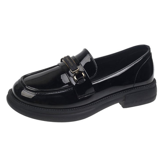 Damen Edle Loafer mit modischem Schnallenakzent und komfortabler Sohle EB