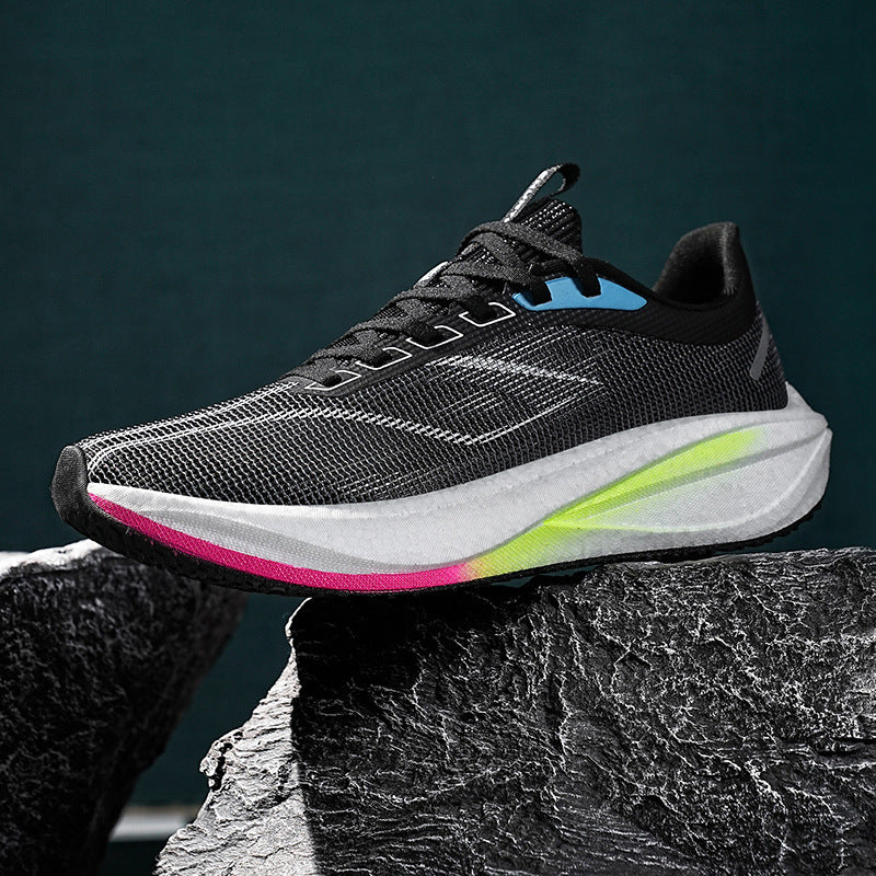 Damen Hochleistungs-Laufschuhe mit atmungsaktiver Oberflächenstruktur und optimierter Dämpfung EB