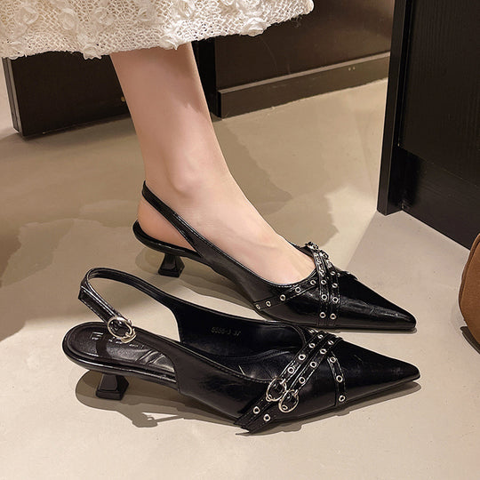 Damen Sling-Pumps mit modischem Riemendesign EB