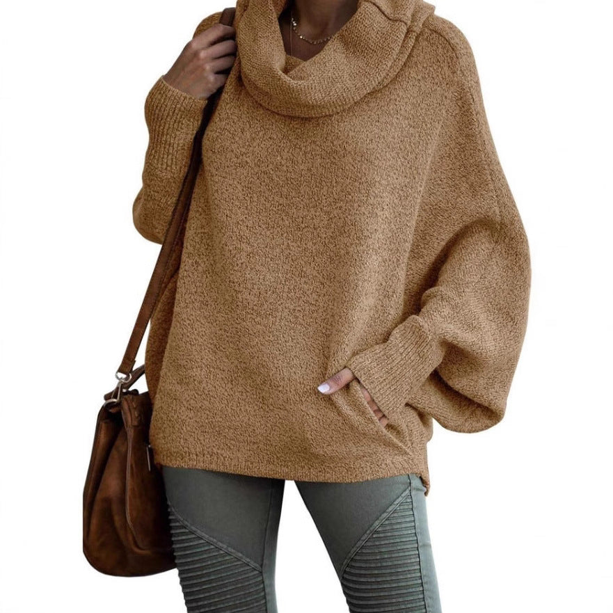 Damen Kapuzensweater aus kuscheligem Strick EB