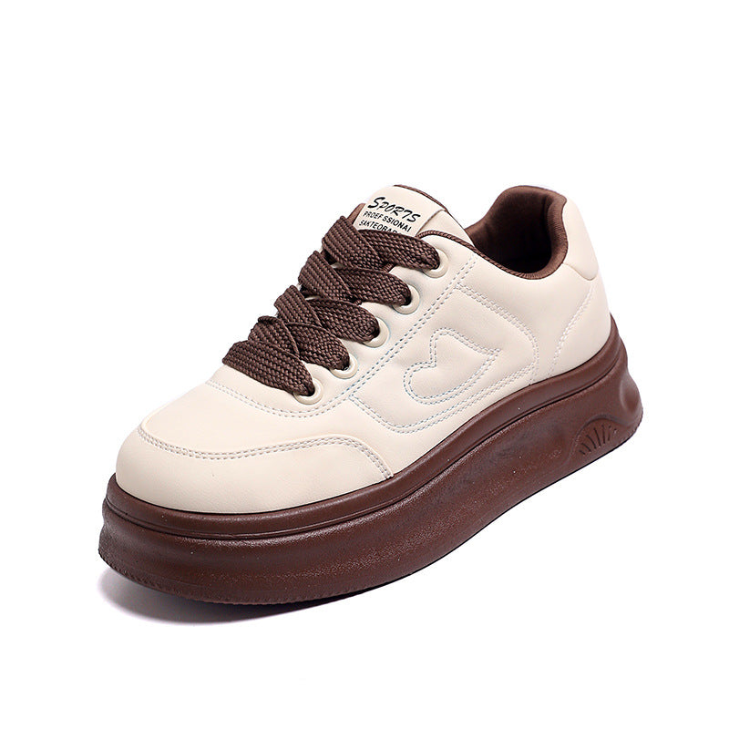 Damen Chunky Sneaker mit dicker Sohle und modischem Design EB