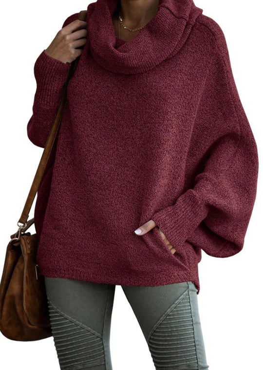 Damen Kapuzensweater aus kuscheligem Strick EB