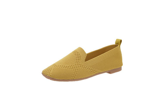 Damen Slip-On Mokassins aus atmungsaktivem Netzmaterial EB