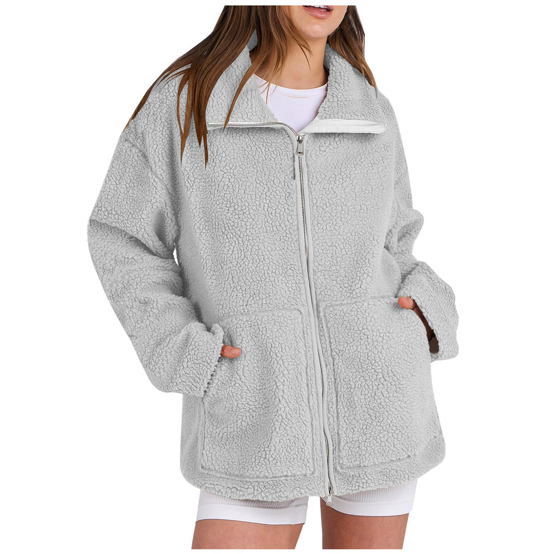 Damen Gemütlicher Fleece-Hoodie EB