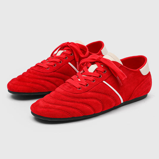 Damen Komfortable Lifestyle Sneakers aus Veloursleder EB