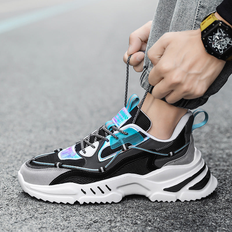 Damen Sportliche Streetwear-Sneaker mit gepolsterter Sohle und atmungsaktiver Struktur EB