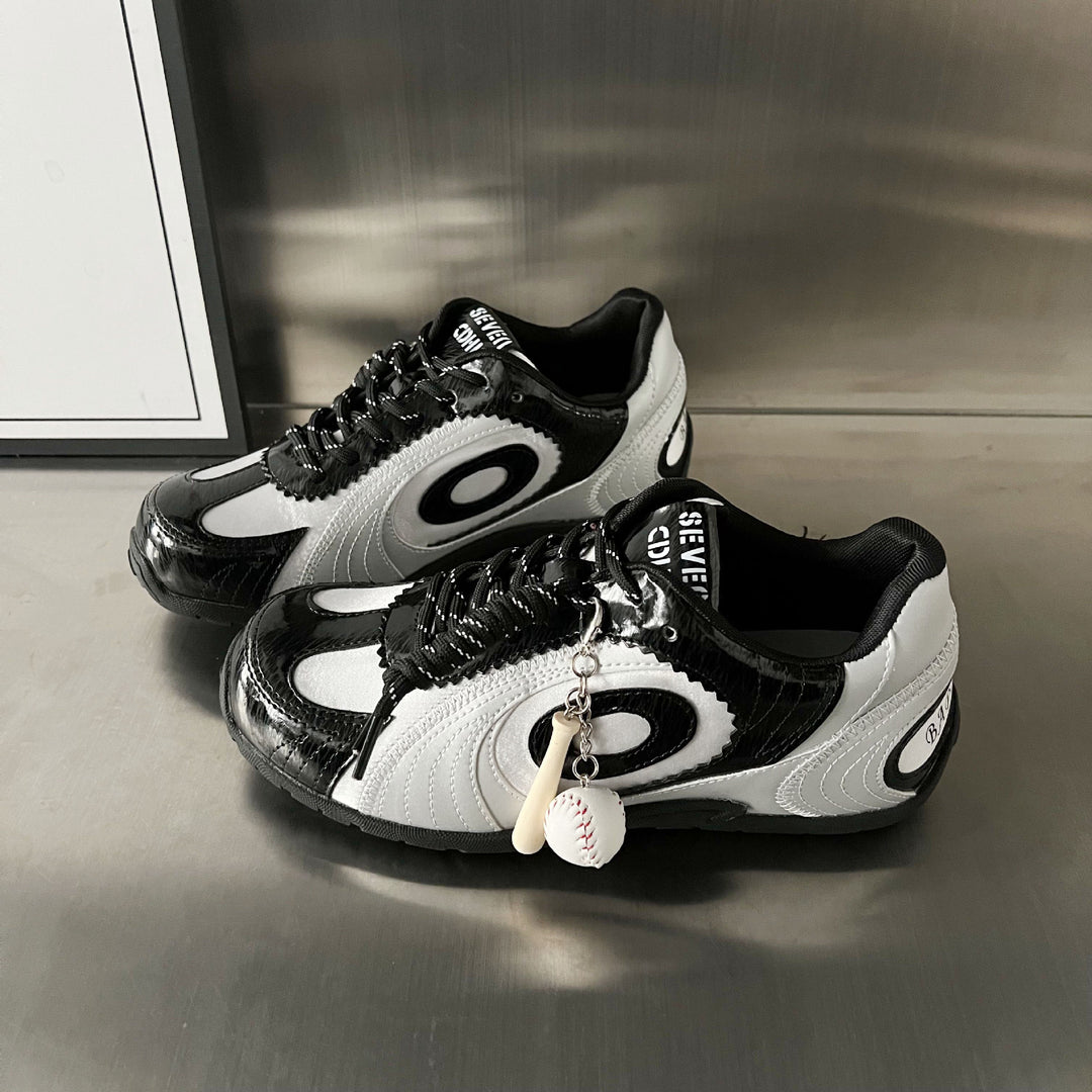 Damen Sportliche Sneakers mit atmungsaktiver Mesh-Oberfläche und trendigem Design EB