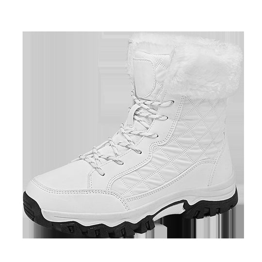 Damen Winterwanderschuhe mit warmem Fleece-Futter und rutschfester Sohle EB
