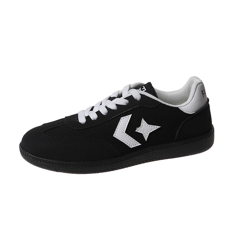 Damen nan leichte Retro-Sneaker mit gepolstertem Komfortfußbett, flexibler Gummisohle und reflektierenden Details EB