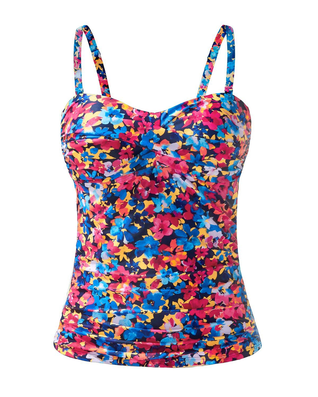Damen Tankini mit raffiniertem Wickeldesign EB