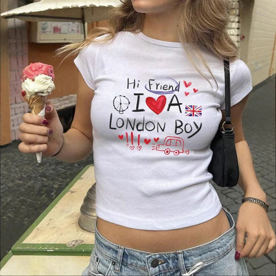 Damen T-Shirt mit künstlerischem Katzenmotiv EB