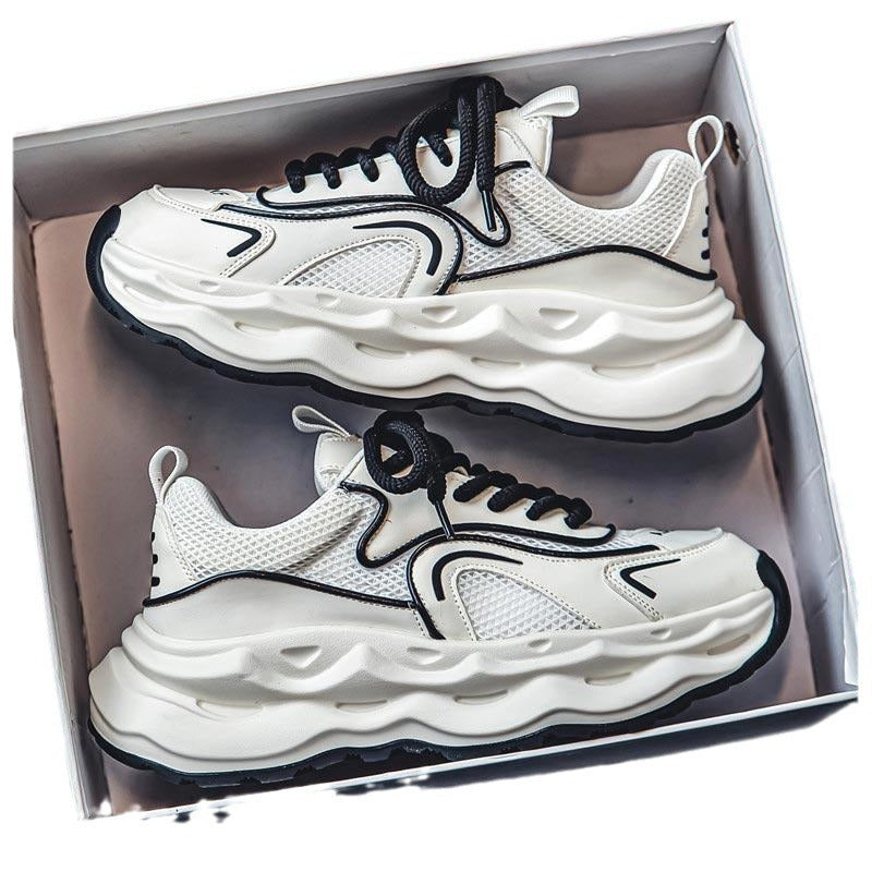 Damen Sportliche Sneakers mit atmungsaktiver Netzstruktur und flexibler Sohle EB