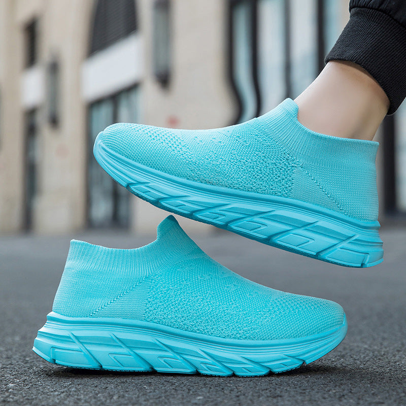 Damen Hochleistungs-Sneaker mit flexiblem Strick-Obermaterial und dämpfender Sohle EB