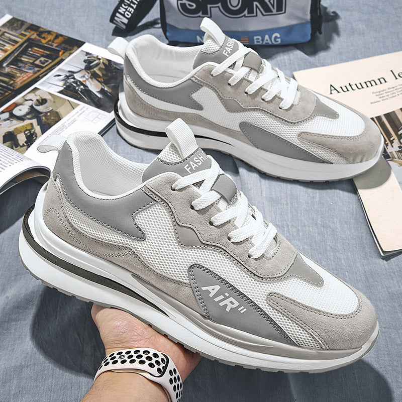 Damen modische Freizeit Sneakers mit atmungsaktiver Mesh-Oberfläche und dämpfender Sohle EB