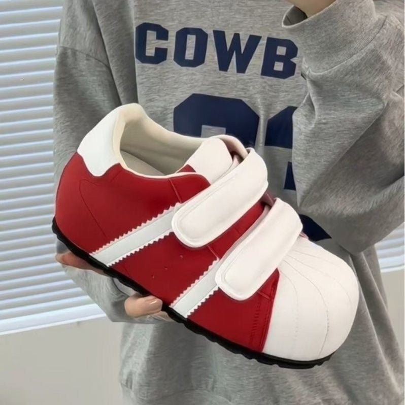 Damen Sneakers mit Klettverschluss und sportlicher Silhouette EB