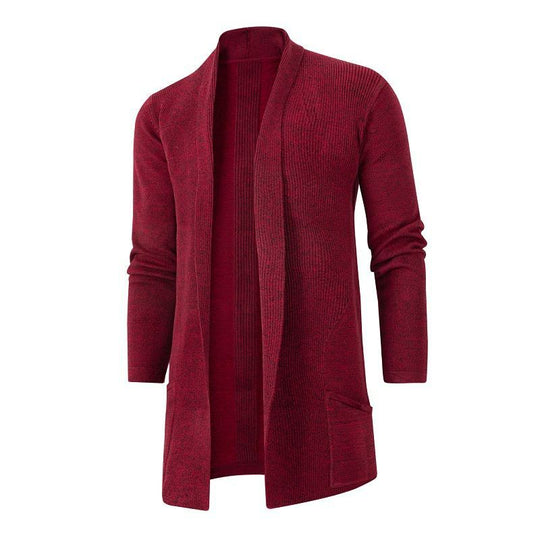 Damen Strickjacke mit offenem Design und langen Ärmeln EB