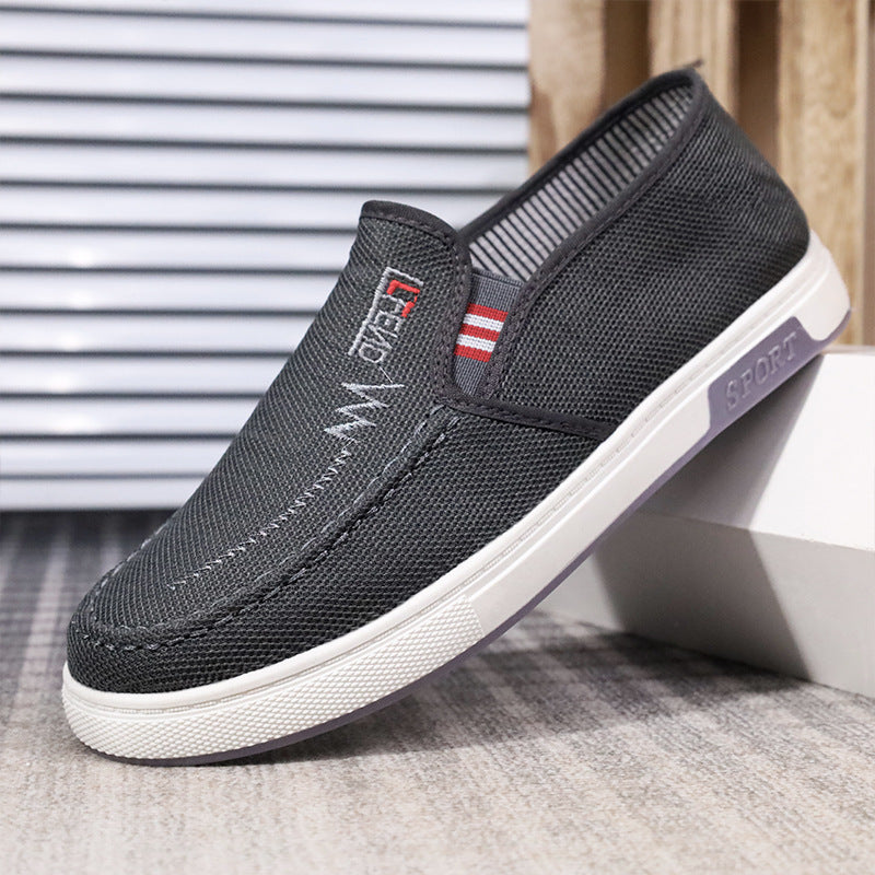 Damen Slip-On Freizeitschuhe mit atmungsaktivem Obermaterial und rutschfester Sohle EB