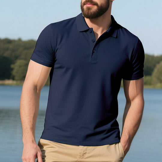 Herren Polo-Shirt mit atmungsaktiver Anti-Pilling-Technologie EB