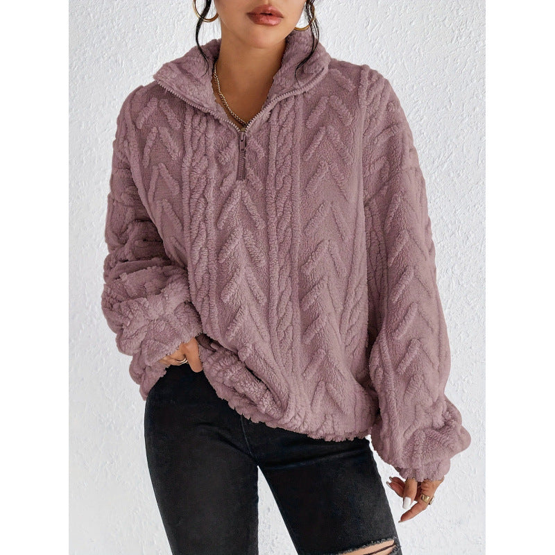 Damen Kuscheliger Kapuzenpullover EB