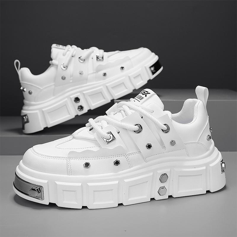 Damen modische Chunky Sneakers mit auffälligem Design und stabiler Laufsohle EB