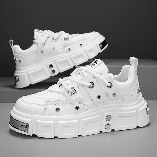 Damen modische Chunky Sneakers mit auffälligem Design und stabiler Laufsohle EB