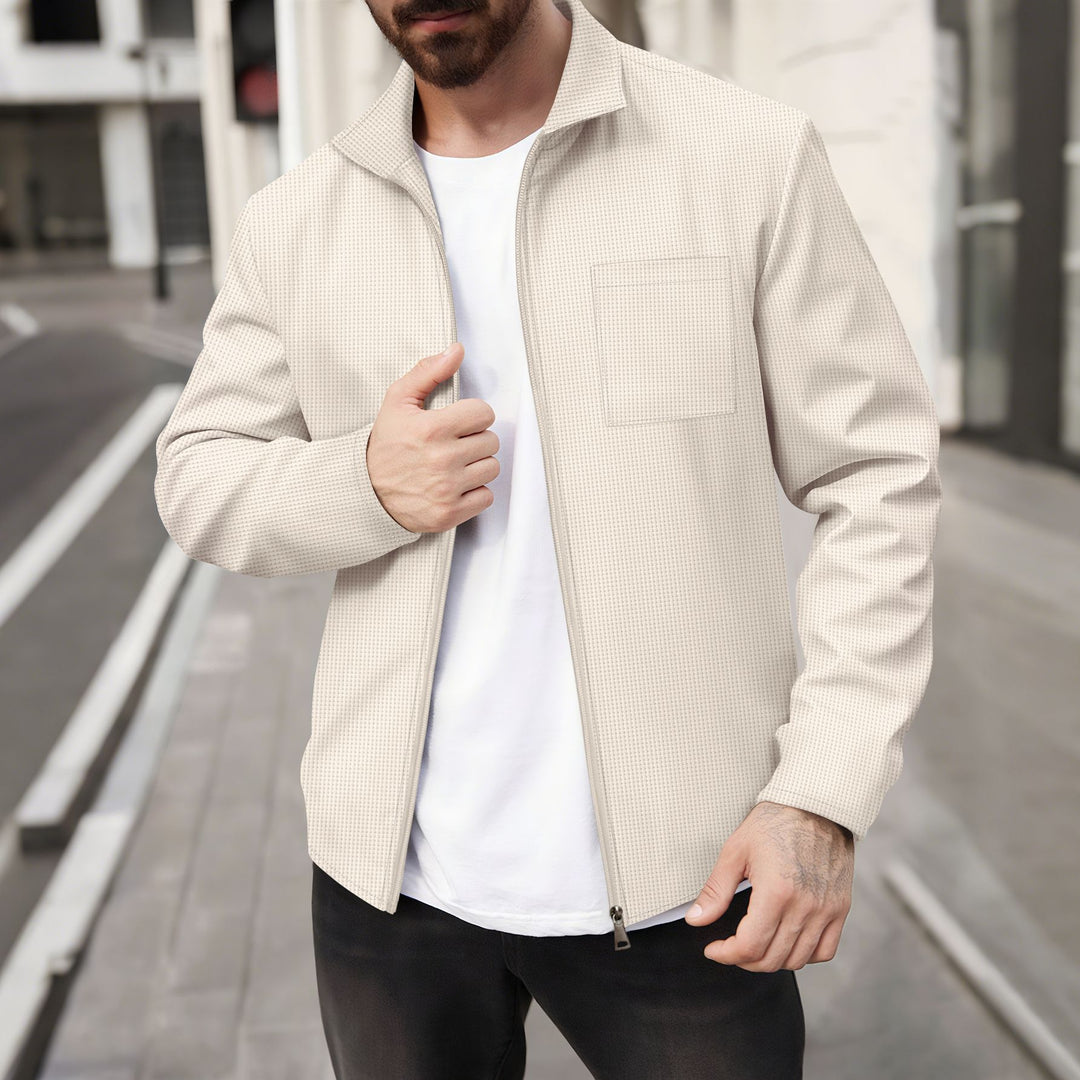 Herren modische Jacke mit strukturiertem Design EB