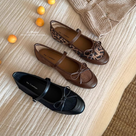 Damen Ballerinas mit verspieltem Schleifenakzent und bequemer Innensohle EB