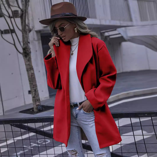 Damen Elegante Oversized Jacke EB