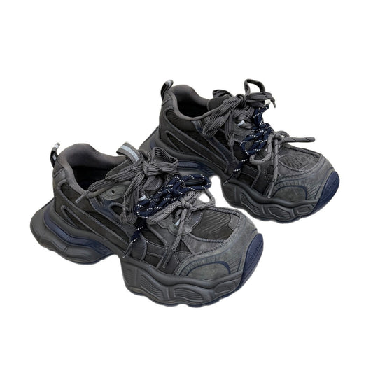 Damen Sportliche Chunky Sneakers mit atmungsaktiver Mesh-Oberfläche EB