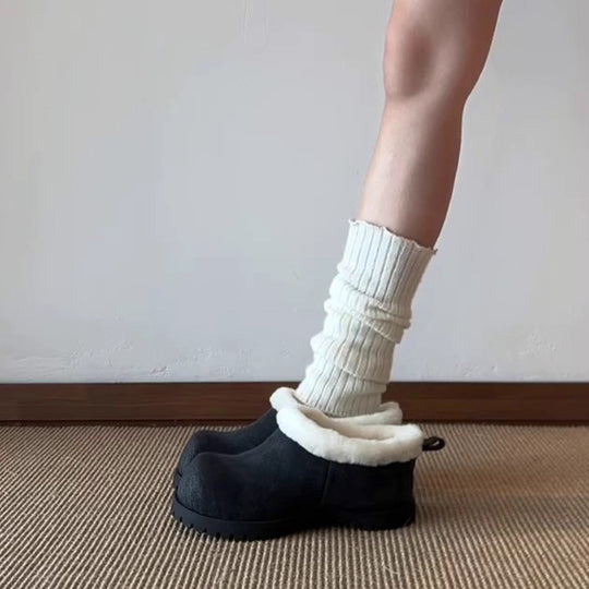 Damen kuschelige Winterclogs mit weichem Futter und rutschfester Sohle EB