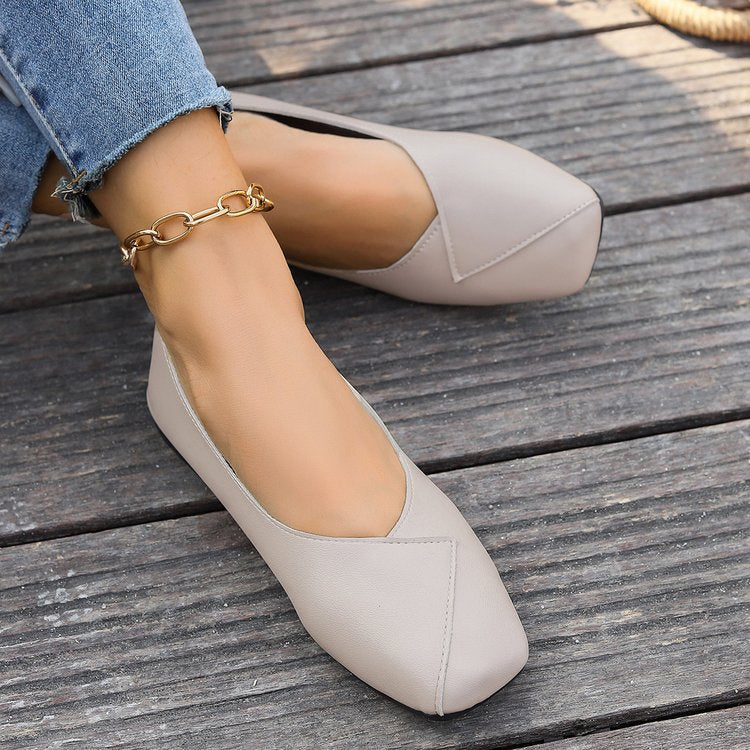 Damen Ballerinas mit elegantem Kreuz-Design und komfortabler Innensohle EB