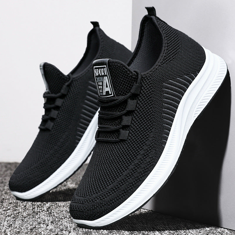 Damen Sportliche Lace-Up Sneakers mit atmungsaktivem Mesh-Obermaterial EB