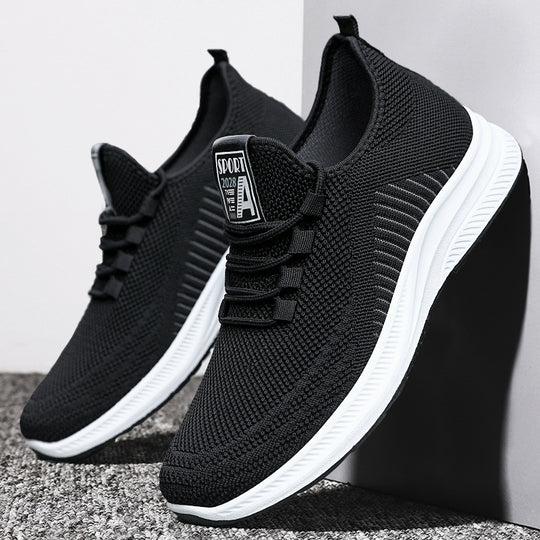 Damen Sportliche Lace-Up Sneakers mit atmungsaktivem Mesh-Obermaterial EB