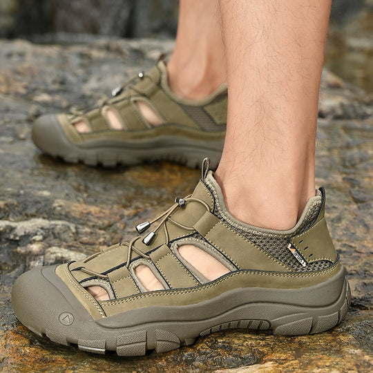 Herren Sportliche Wasserschuhe mit rutschfester Sohle und atmungsaktivem Obermaterial EB