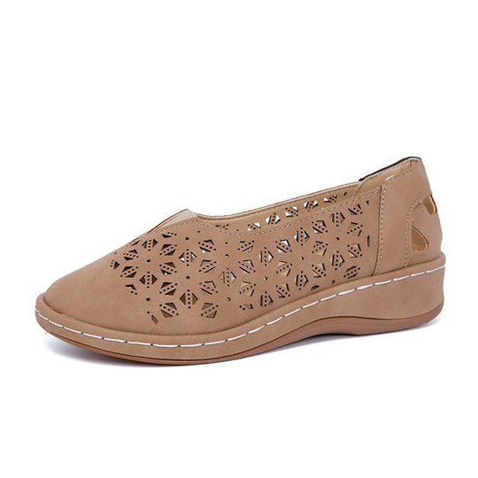 Damen Bequeme Ballerinas mit Luftlöchern EB
