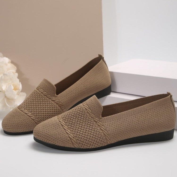Damen Atmungsaktive Slip-On Schuhe mit flexiblem Mesh-Obermaterial EB