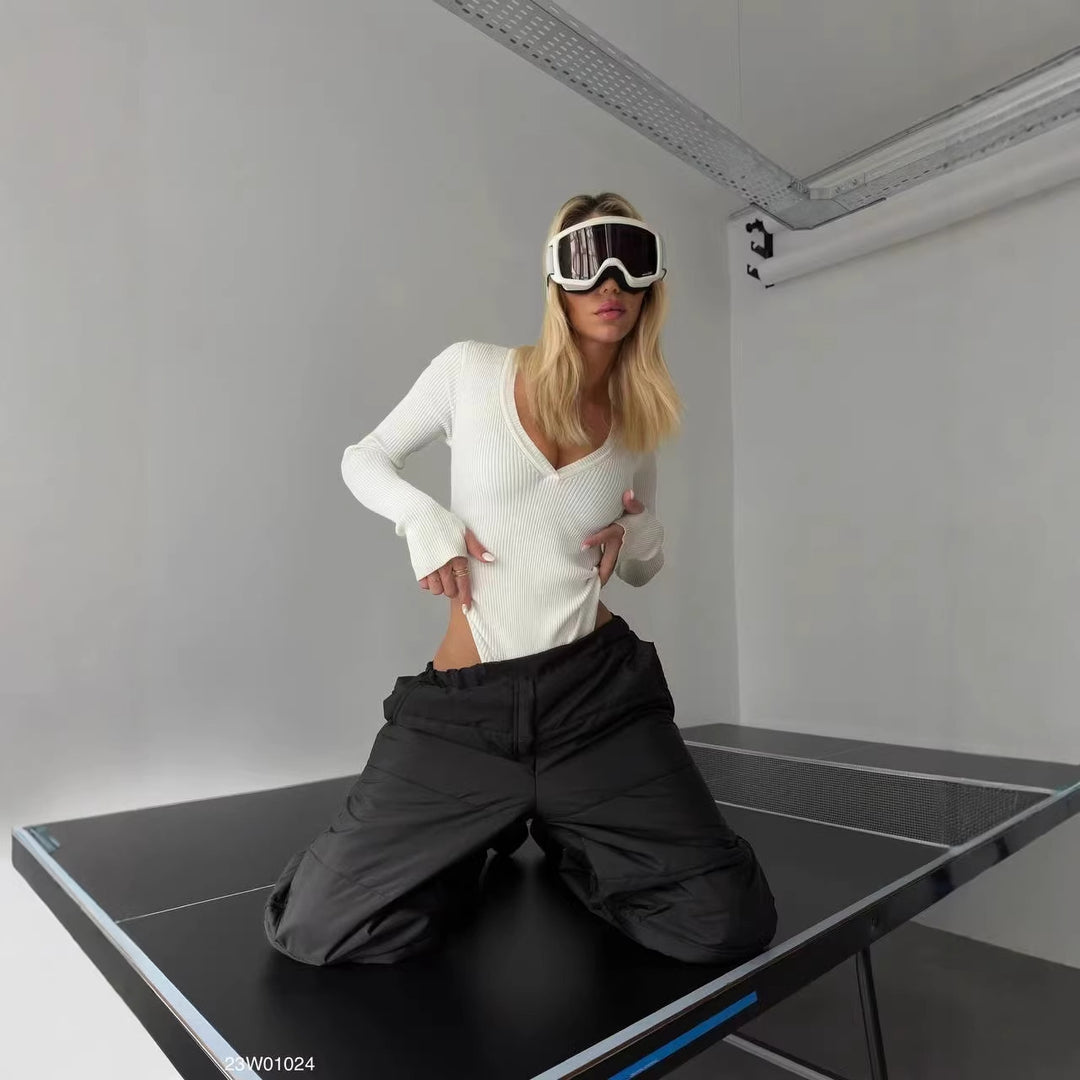 Damen elegante Steppjacke im kurzen Design mit gefüttertem Oberteil EB