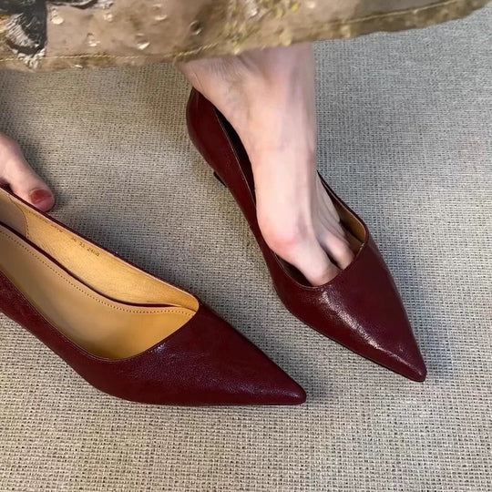 Damen elegante Pumps mit modischem Spitzendesign und bequemer Innensohle EB