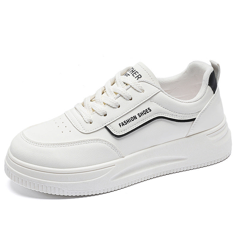 Damen Modische Sneakers mit dicker Laufsohle und atmungsaktiver Oberflächenstruktur EB